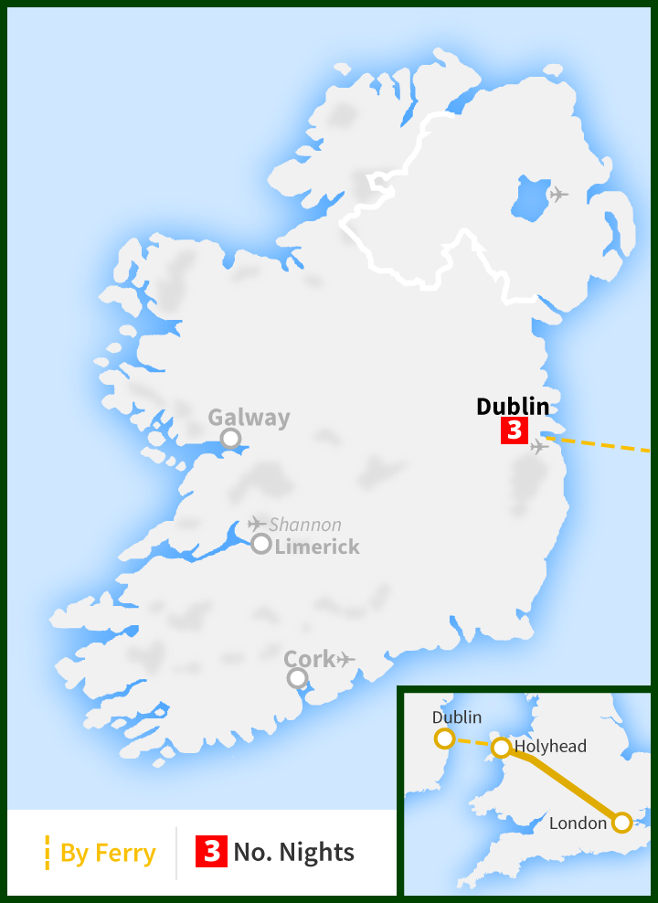 travel time from london to dublin