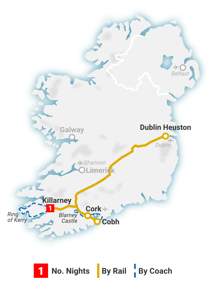 killarney to blarney castle tour