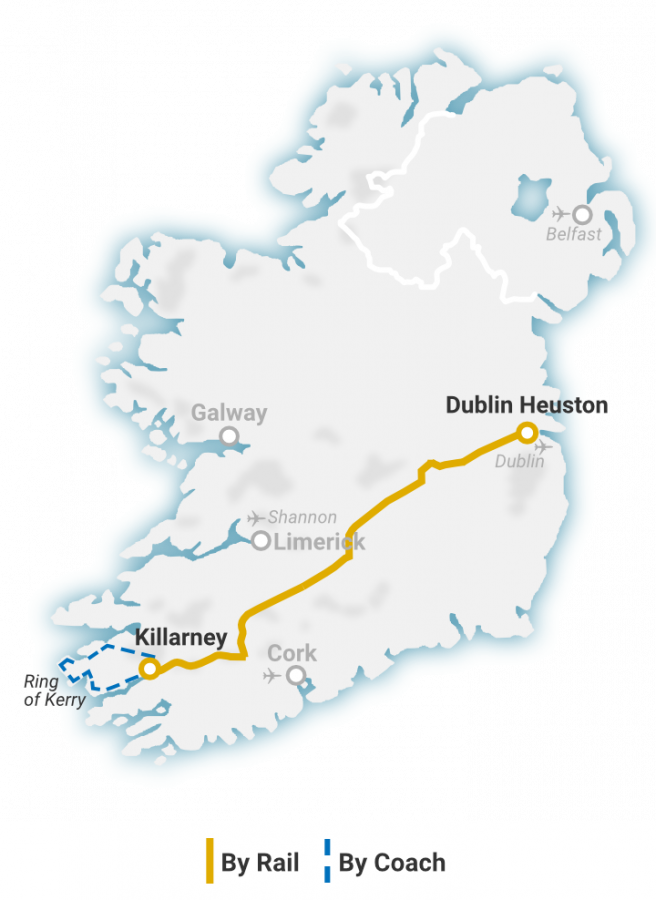 Ik geloof Welvarend Onafhankelijk Ring of Kerry Tour from Dublin - Book Day Tours of Ireland with Railtours  Ireland